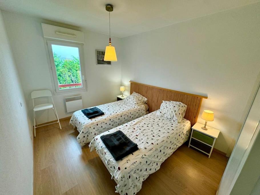 Grand Appartement - Piscine - Plage- Terrasse 圣让－德吕兹 外观 照片